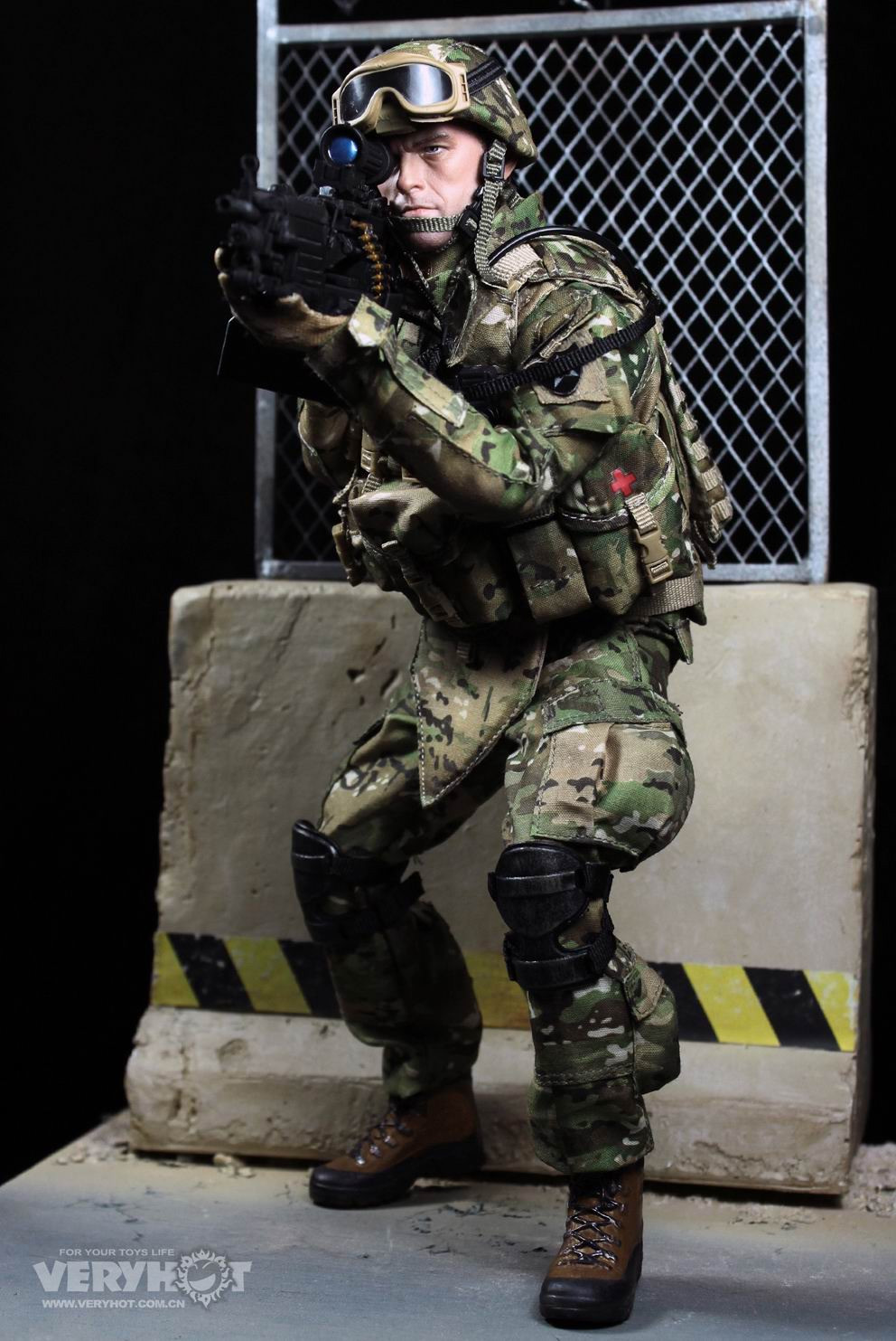 零元拍：Veryhot 1/6 1013:美军第2步兵师-机鎗手