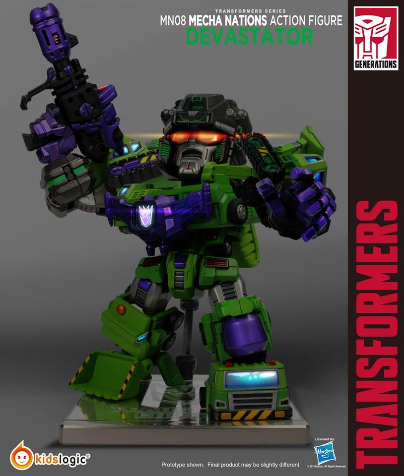 零元拍：kidslogic 变形金刚 MN08 Q版 G1 大力神 组合体