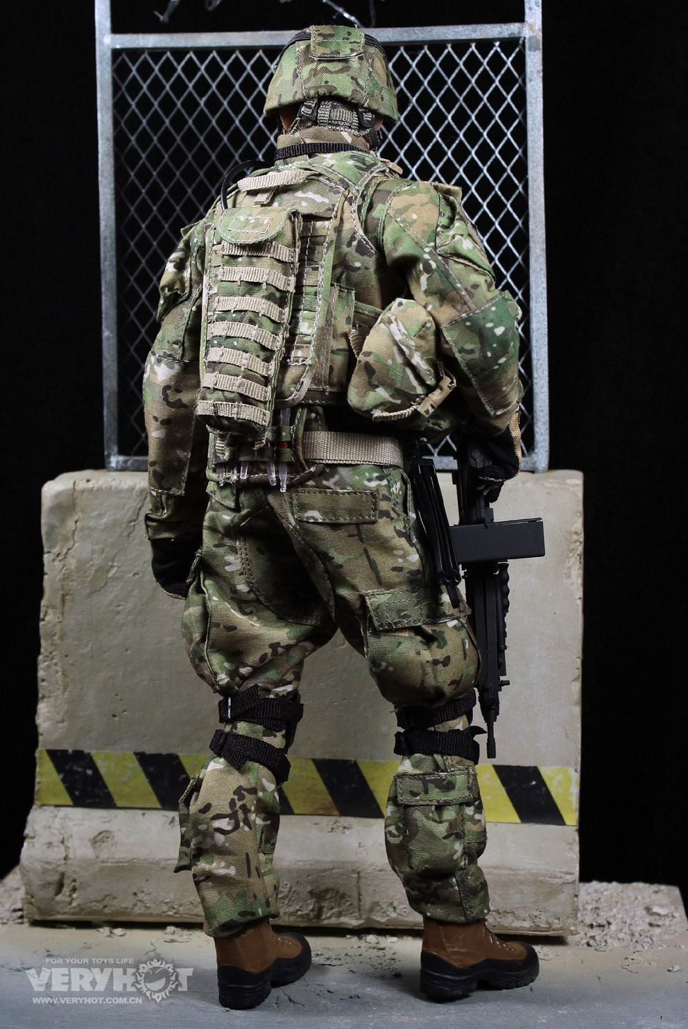 零元拍：Veryhot 1/6 1013:美军第2步兵师-机鎗手