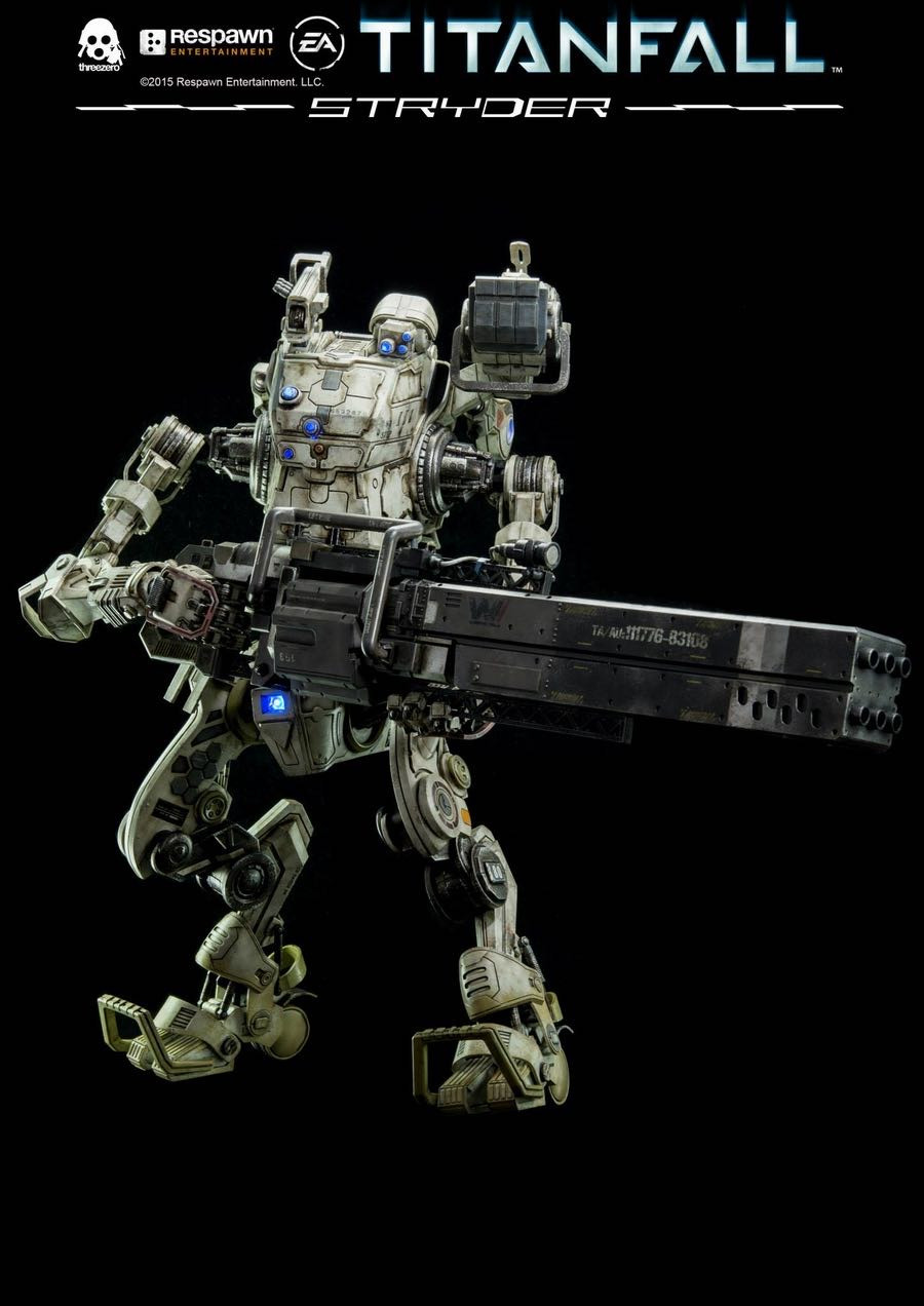 零元拍：ThreeZero 20寸 Titanfall 泰坦外骨裝甲高速型 + 6寸驾驶员 官网版