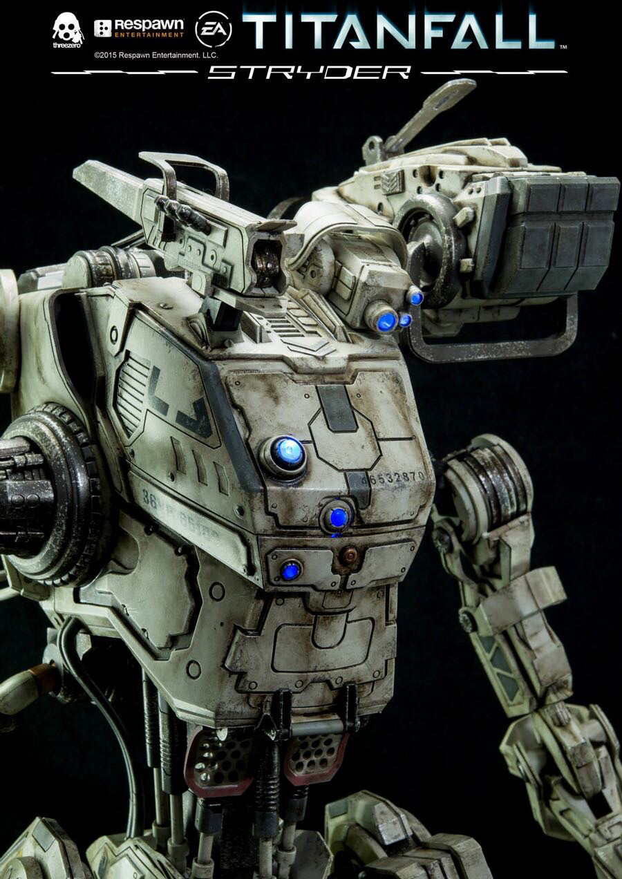 零元拍：ThreeZero 20寸 Titanfall 泰坦外骨裝甲高速型 + 6寸驾驶员 官网版