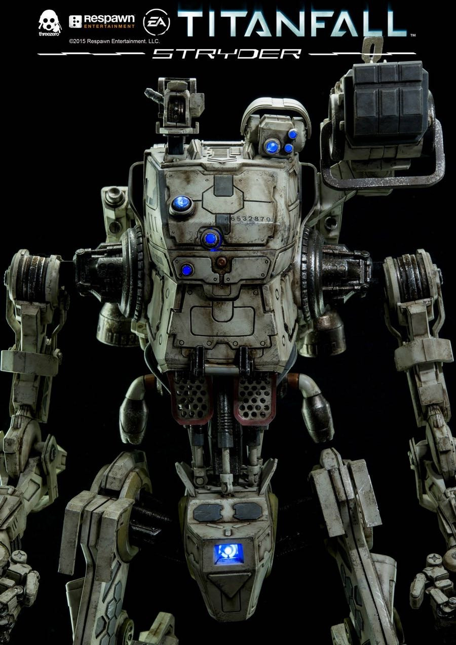 零元拍：ThreeZero 20寸 Titanfall 泰坦外骨裝甲高速型 + 6寸驾驶员 官网版