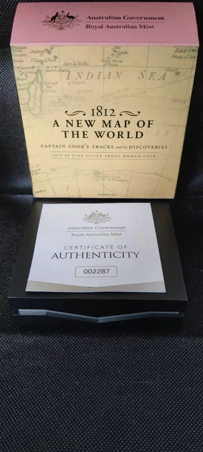 【随心拍&Getcoins】钱币拍卖第八十三期～ 2019年地图弧形银币