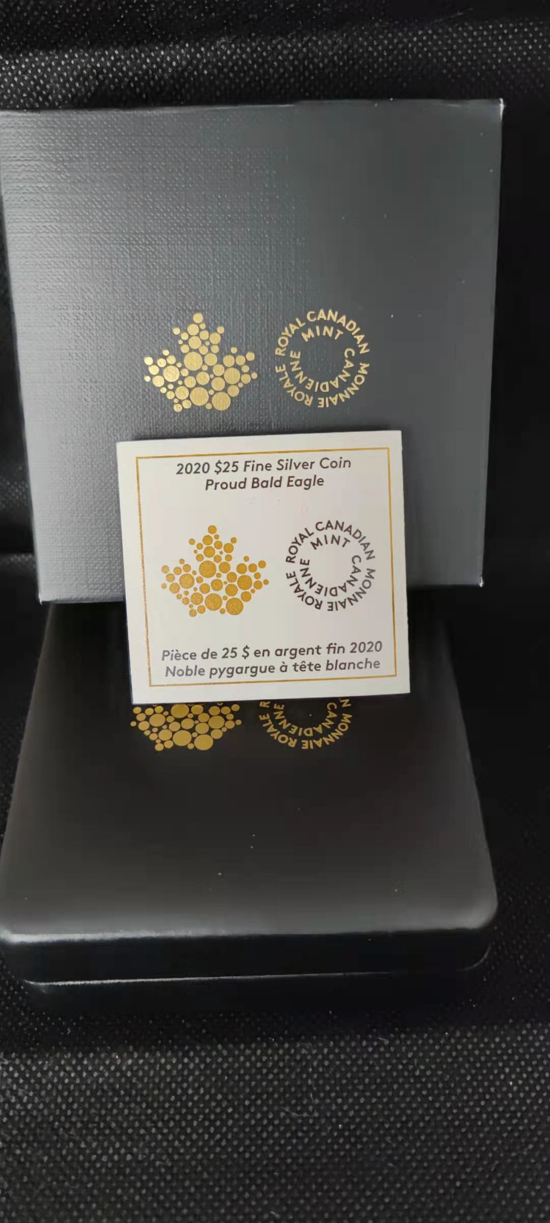 【随心拍&Getcoins】钱币拍卖第八十三期～ 加拿大老鹰 高浮雕银币