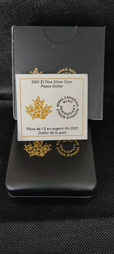 【随心拍&Getcoins】钱币拍卖第八十三期～ 加拿大2021年从海到海和平女神系列二高浮雕精制纪念银币