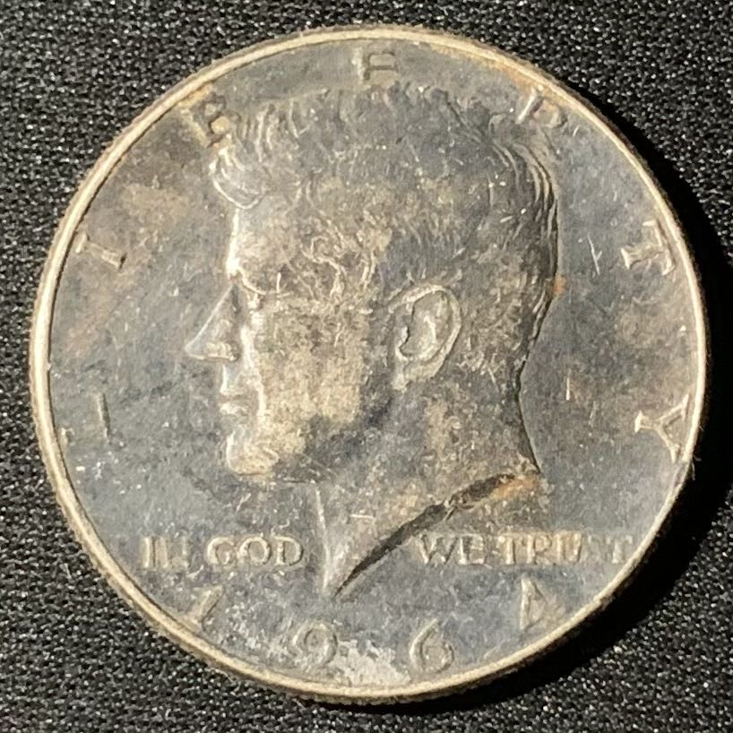 紫瑗钱币—微拍第133期  美国 1964年 肯尼迪 50美分 12.5克 0.9银