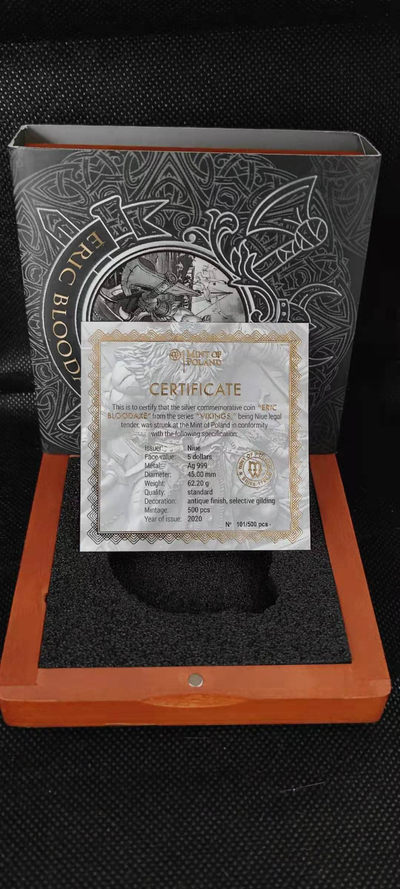 【随心拍&Getcoins】钱币拍卖第八十三期～ 维京人2盎司仿古银币