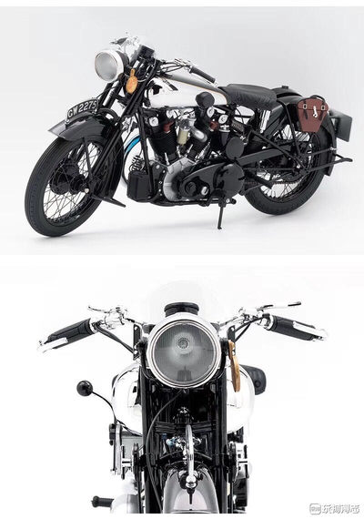 零元拍：Almost Real和Minichamps联合出品的第一款合金摩托车产品1:6 1932 Brough Superior SS100