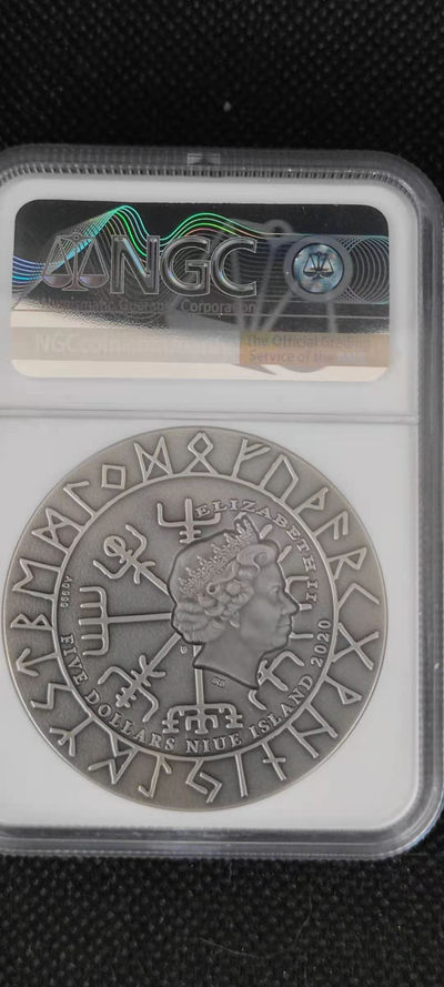 【随心拍&Getcoins】钱币拍卖第八十三期～ 维京人2盎司仿古银币