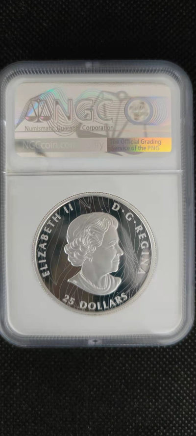 【随心拍&Getcoins】钱币拍卖第八十三期～ 加拿大老鹰 高浮雕银币