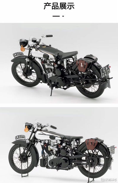 零元拍：Almost Real和Minichamps联合出品的第一款合金摩托车产品1:6 1932 Brough Superior SS100