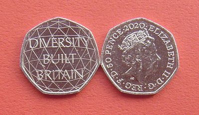 S&S Numismatic世界钱币-拍卖第36期 - 英国2020年 丰富多彩的英国历史-多样性网络 50便士纪念币