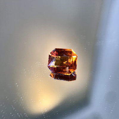 80年斯里兰卡宝石公司HH GEMS 【纯天然彩色宝石  多种珍贵宝石合集】 - Garnet 琥珀色石榴石 纯天然 3.56ct 裸石 斯里兰卡