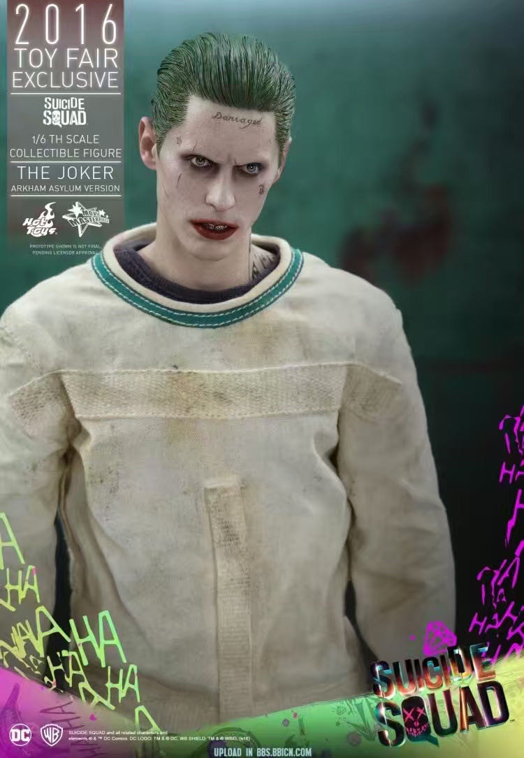 零元拍 Hottoys 1/6 MMS373 自杀小队 小丑JOKER- 疯人院版 会场限定HT2016会场限定版