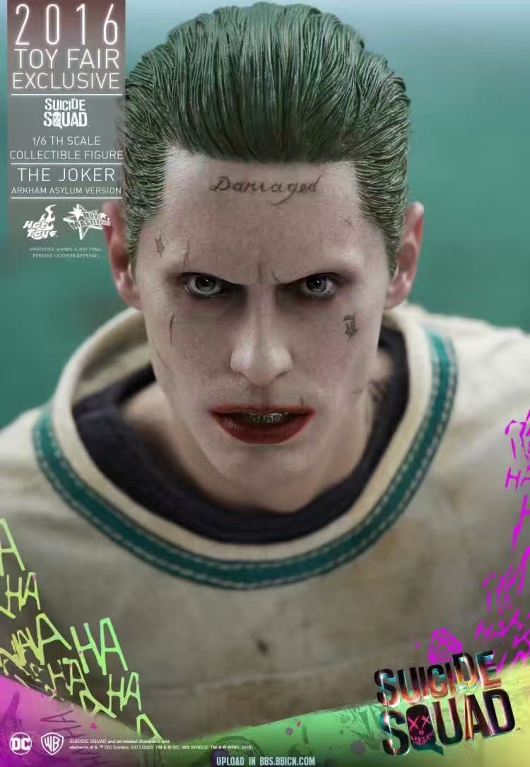 零元拍 Hottoys 1/6 MMS373 自杀小队 小丑JOKER- 疯人院版 会场限定HT2016会场限定版