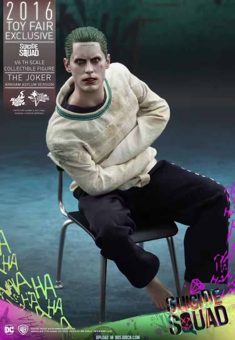 零元拍 Hottoys 1/6 MMS373 自杀小队 小丑JOKER- 疯人院版 会场限定HT2016会场限定版