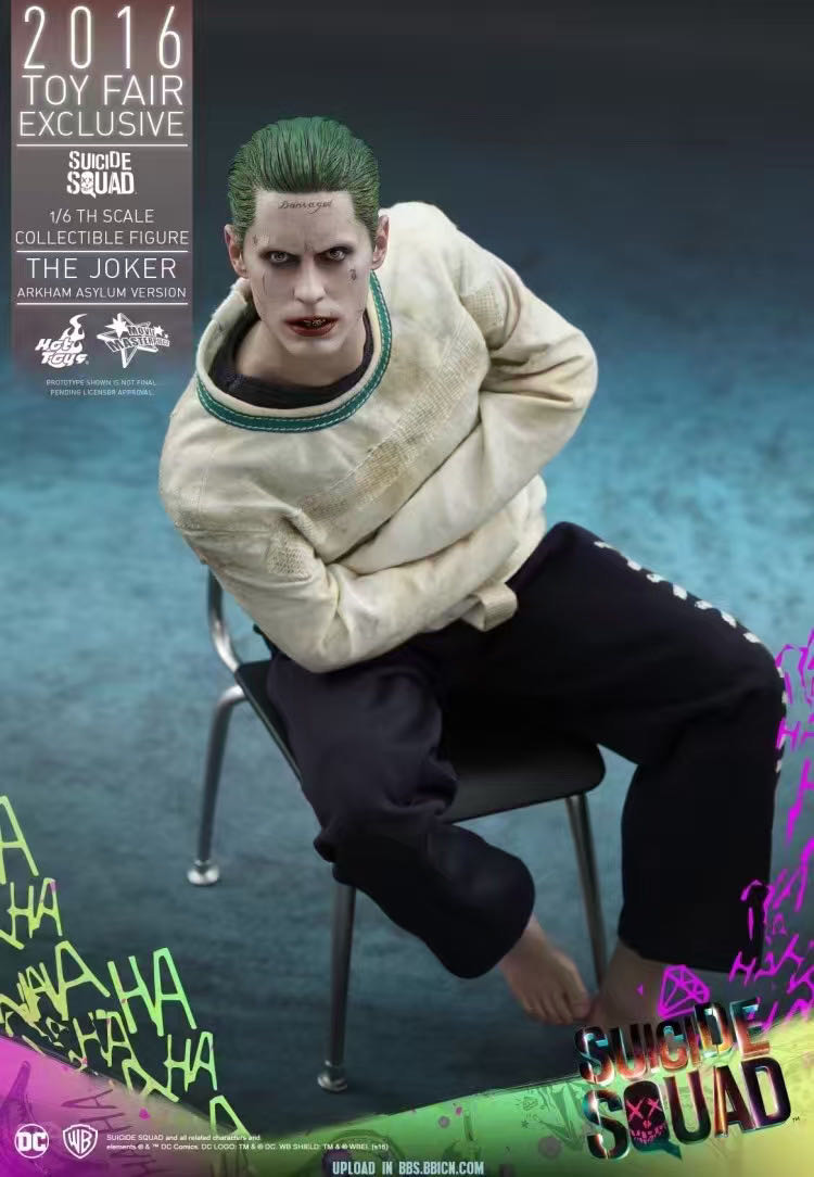 零元拍 Hottoys 1/6 MMS373 自杀小队 小丑JOKER- 疯人院版 会场限定HT2016会场限定版