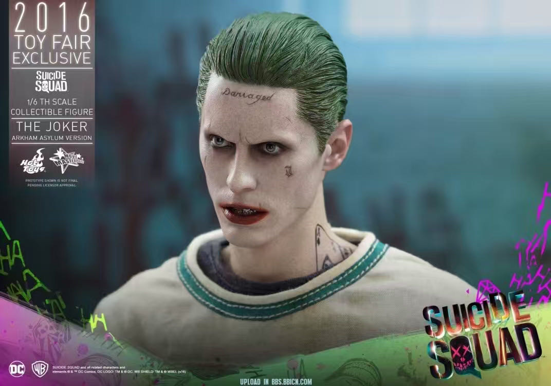 零元拍 Hottoys 1/6 MMS373 自杀小队 小丑JOKER- 疯人院版 会场限定HT2016会场限定版