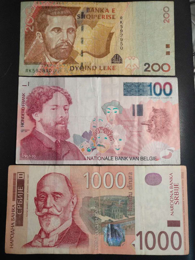 N&C第十一期: 欢乐捡漏场 欧罗巴纸币三张 流通品