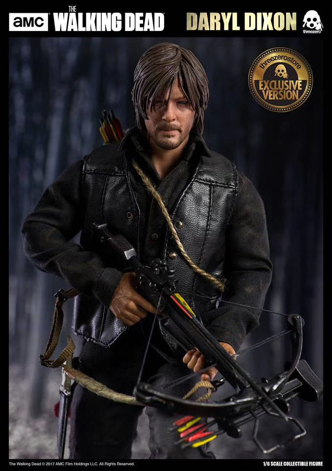 零元拍：ThreeZero 3A 3Z0021 1/6 行尸走肉 Daryl 达里尔 弩哥官网豪华版