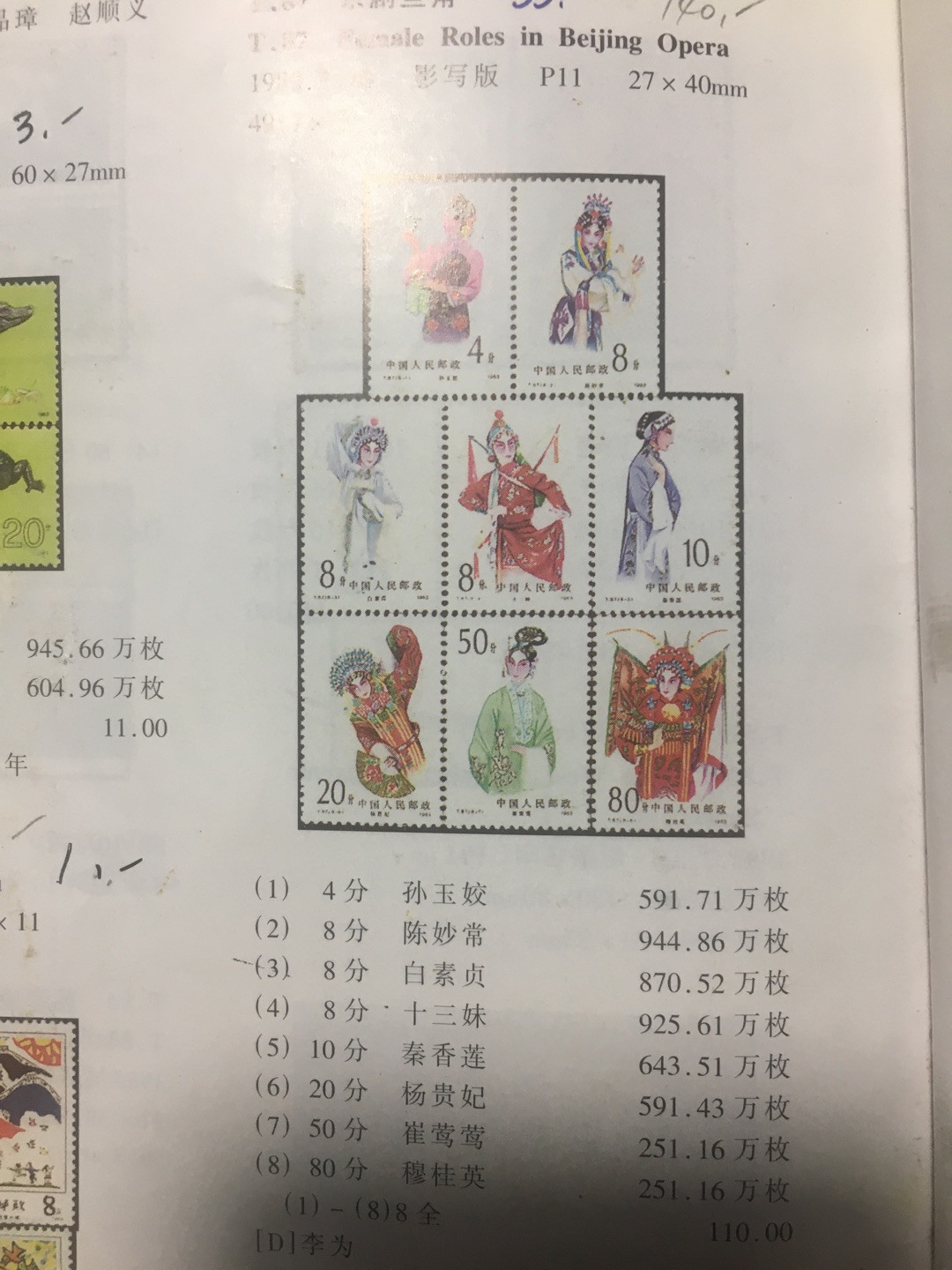 蓝天收藏首拍 京剧旦角一套全