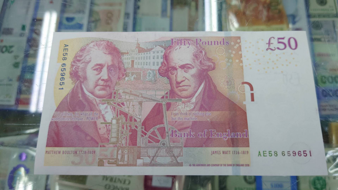 陆续更新【囧羊收藏】精选微拍第18期~2021年第九期 世界纸币精选 2010年英国F序列50镑 全新绝品无47号码 首签 尾号651