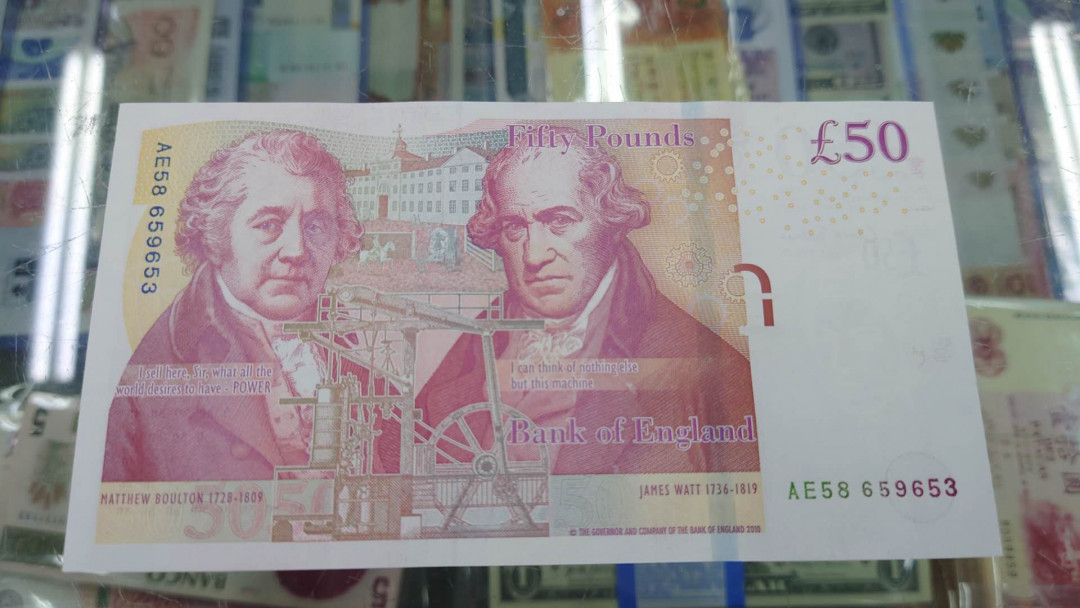 陆续更新【囧羊收藏】精选微拍第18期~2021年第九期 世界纸币精选 2010年英国F序列50镑 全新绝品无47号码 首签 尾号653