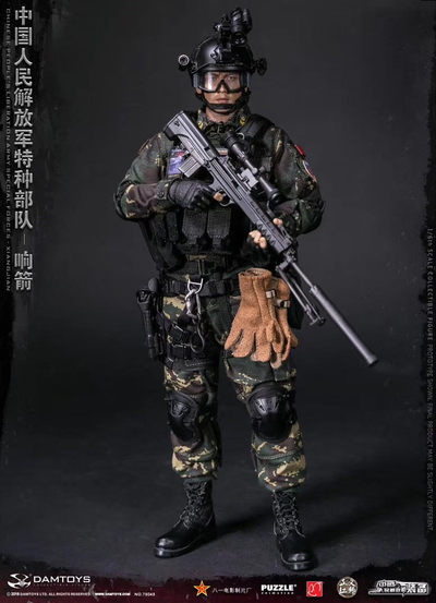 零元拍：DAM 78048 1/6 中国人民解放军特种部队 “响箭” 可动人偶 - 零元拍：DAM 78048 1/6 中国人民解放军特种部队 “响箭” 可动人偶