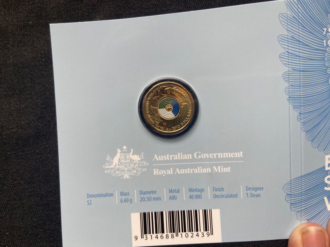 【币观天下】第140期钱币拍卖 【澳大利亚】2战75周年c标