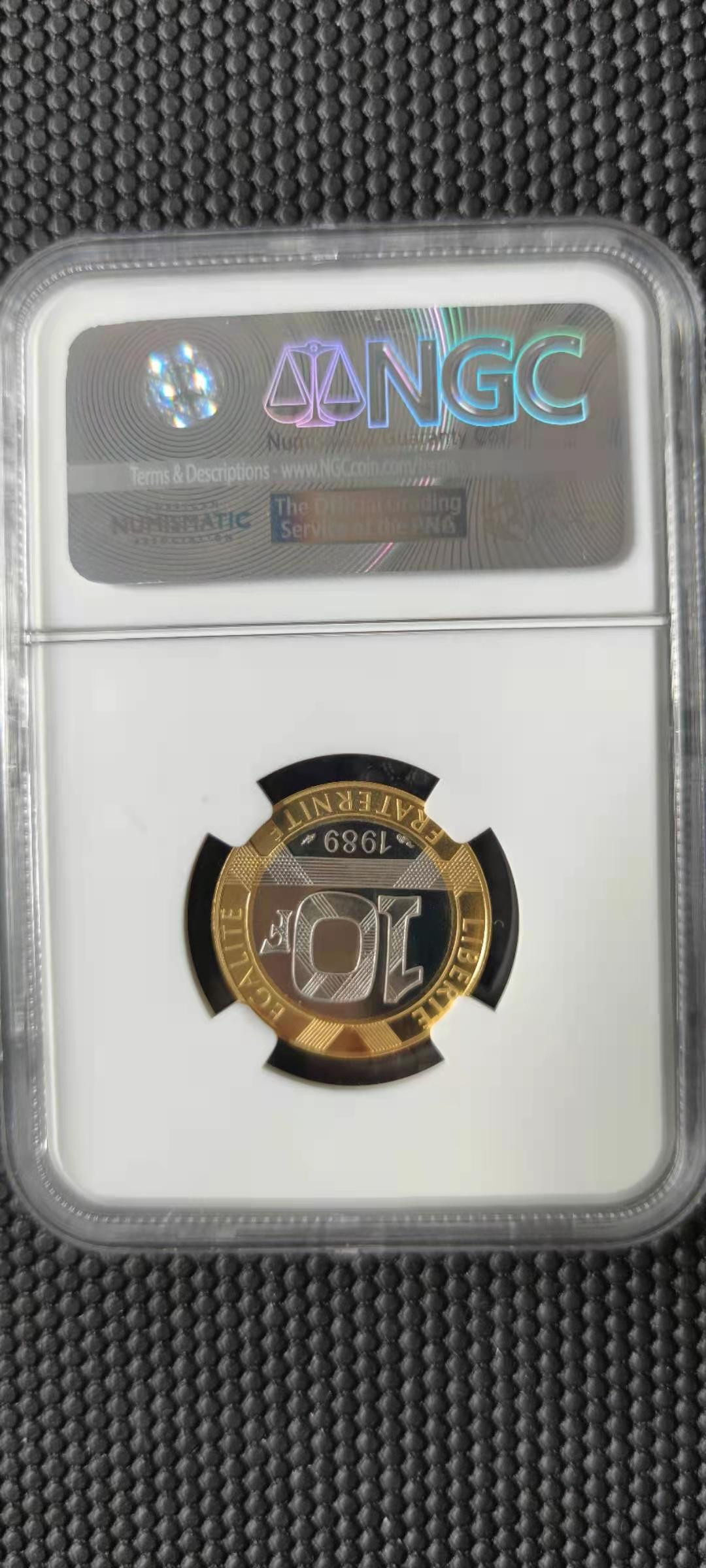 【随心拍&Getcoins】钱币直播第一期 孟德斯鸠12克外圈92金  NGC69