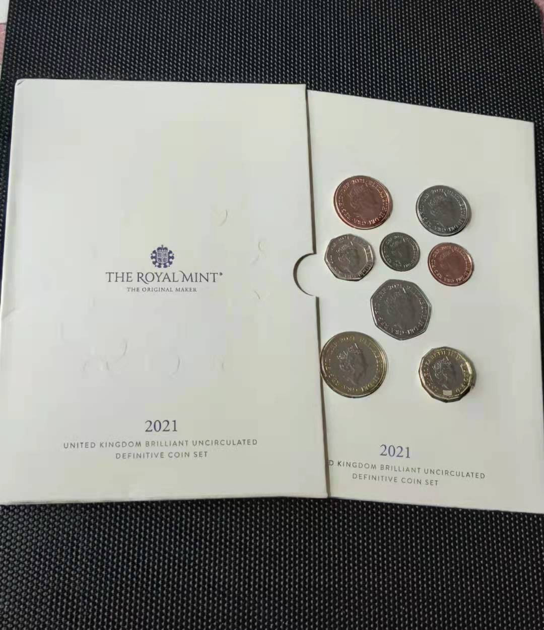 【随心拍&Getcoins】钱币直播第一期 2021年英国普制卡册8枚套装