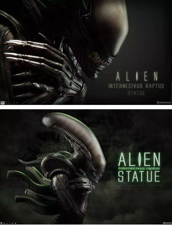 零元拍：Sideshow 200464 异形 Alien Internecivus Raptus 全身像