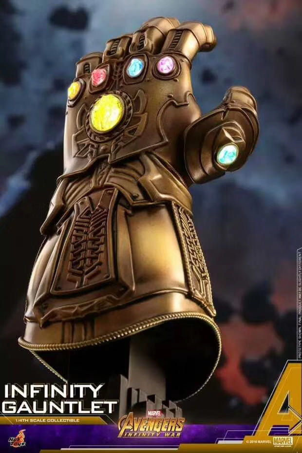 零元拍：HOTTOYS HT 1/4 ACS003 复仇者联盟3:无限战争 灭霸 无限手套
