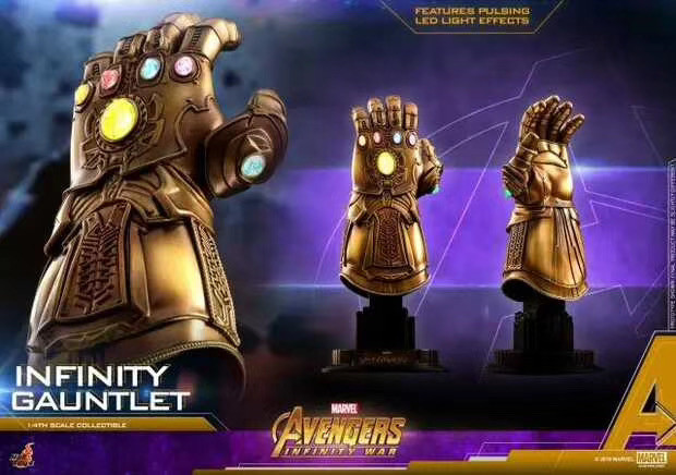 零元拍：HOTTOYS HT 1/4 ACS003 复仇者联盟3:无限战争 灭霸 无限手套