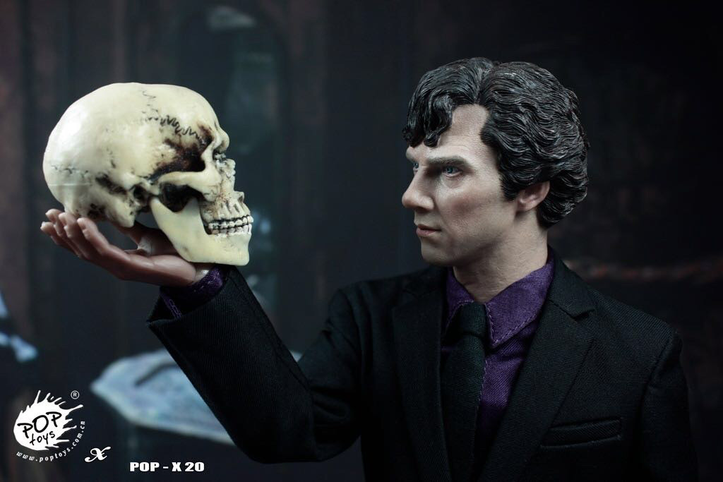 零元拍：POPTOYS 1/6 型系列 X20 神探夏洛克 整盒人偶，全新未拆。