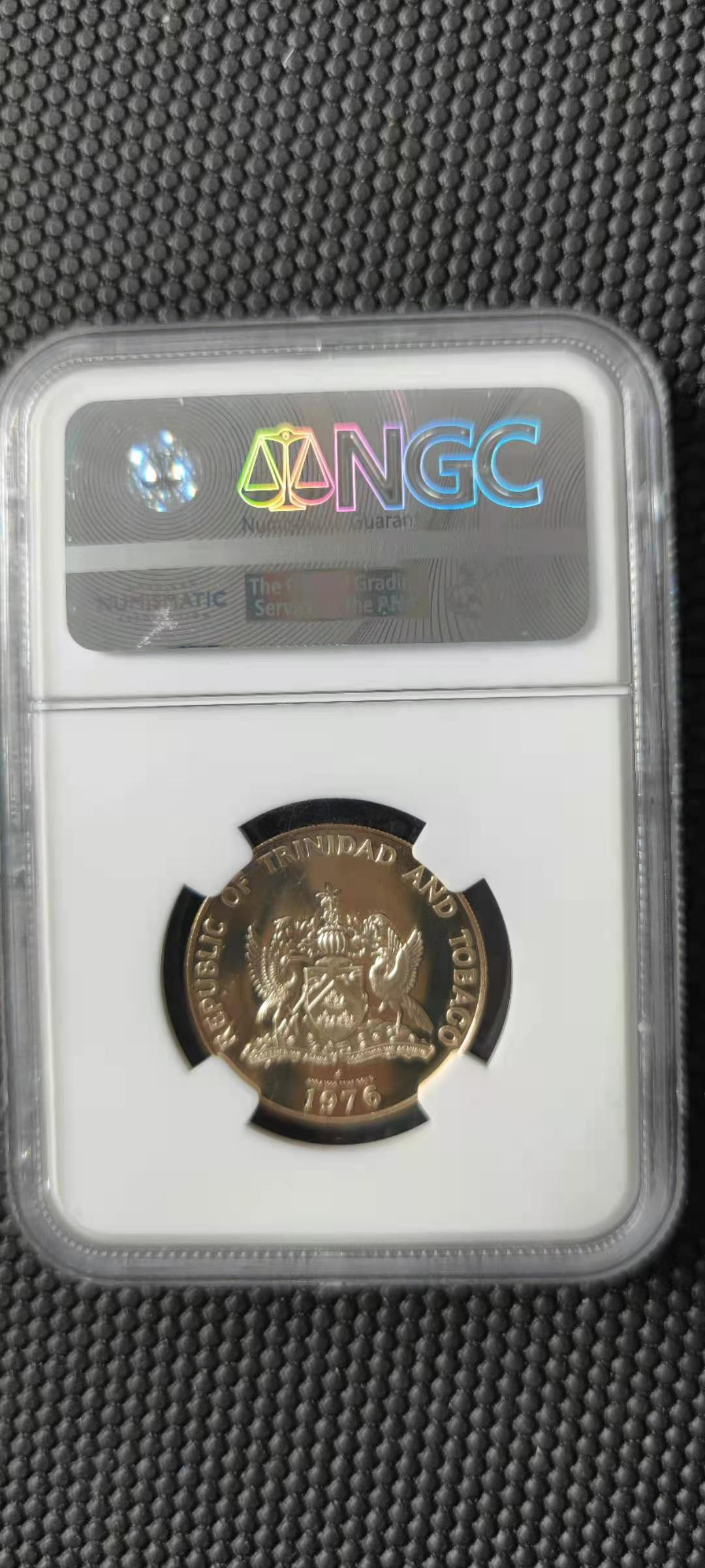 【随心拍&Getcoins】钱币直播第一期 1976年特立尼达和多巴哥  NGC69