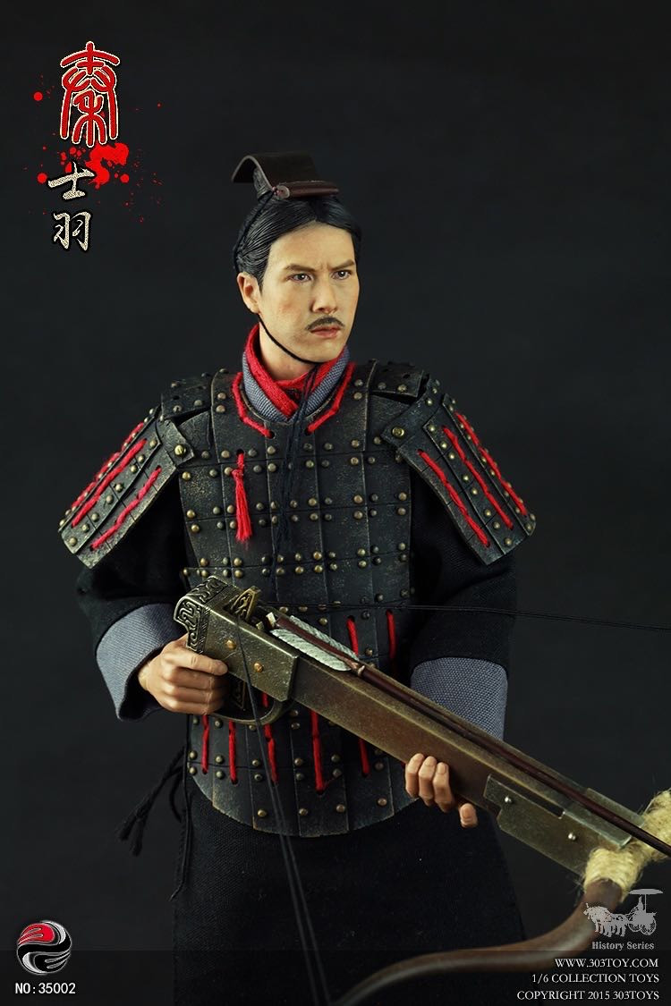 零元拍：303TOYS ：1/6 中华秦朝将士 -秦士羽，全新未拆