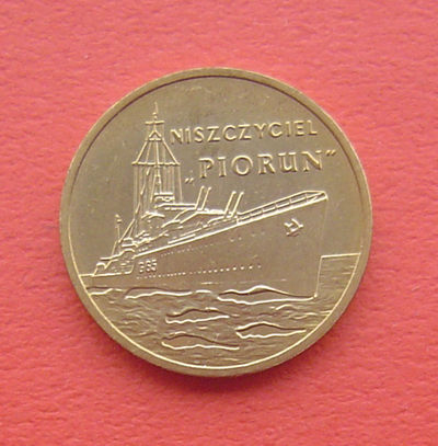 S&S Numismatic世界钱币-拍卖第39期 - 波兰2012年 舰船系列-皮奥朗号驱逐舰 2兹罗提纪念币