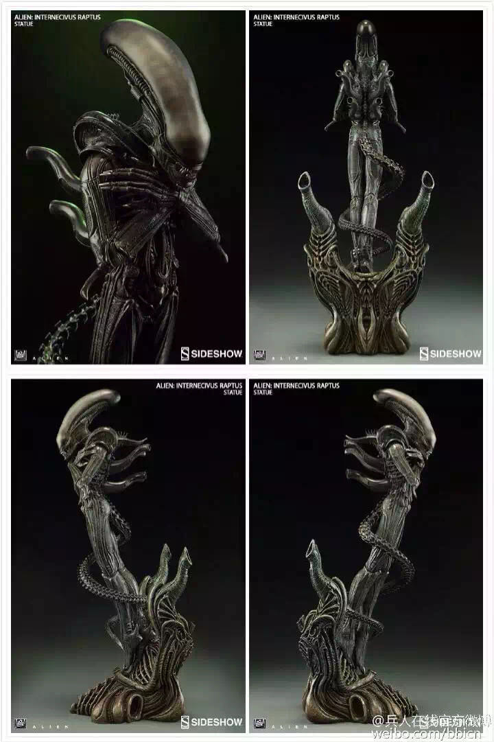 零元拍：Sideshow 200464 异形 Alien Internecivus Raptus 全身像