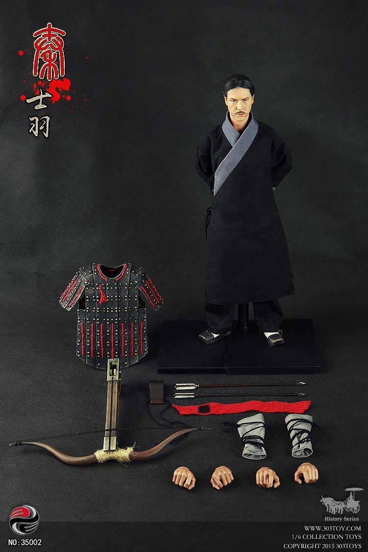 零元拍：303TOYS ：1/6 中华秦朝将士 -秦士羽，全新未拆