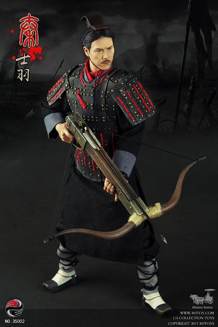 零元拍：303TOYS ：1/6 中华秦朝将士 -秦士羽，全新未拆
