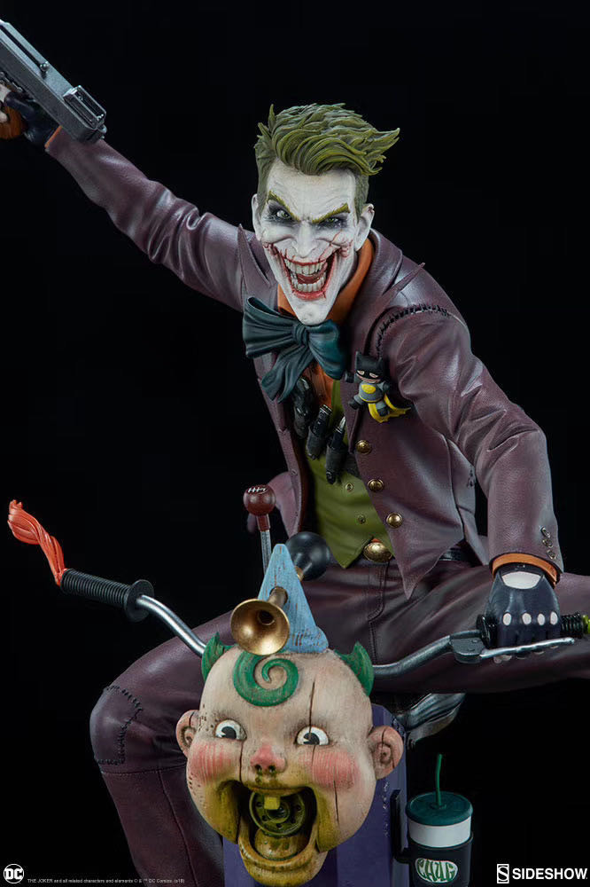 零元拍：Sideshow 300473 DC经典反派 The Joker 小丑 PF雕像