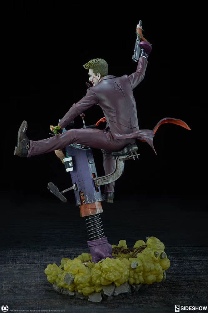 零元拍：Sideshow 300473 DC经典反派 The Joker 小丑 PF雕像