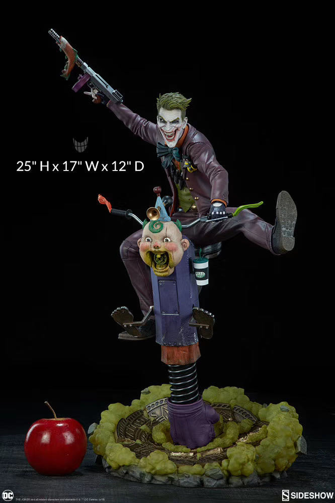 零元拍：Sideshow 300473 DC经典反派 The Joker 小丑 PF雕像