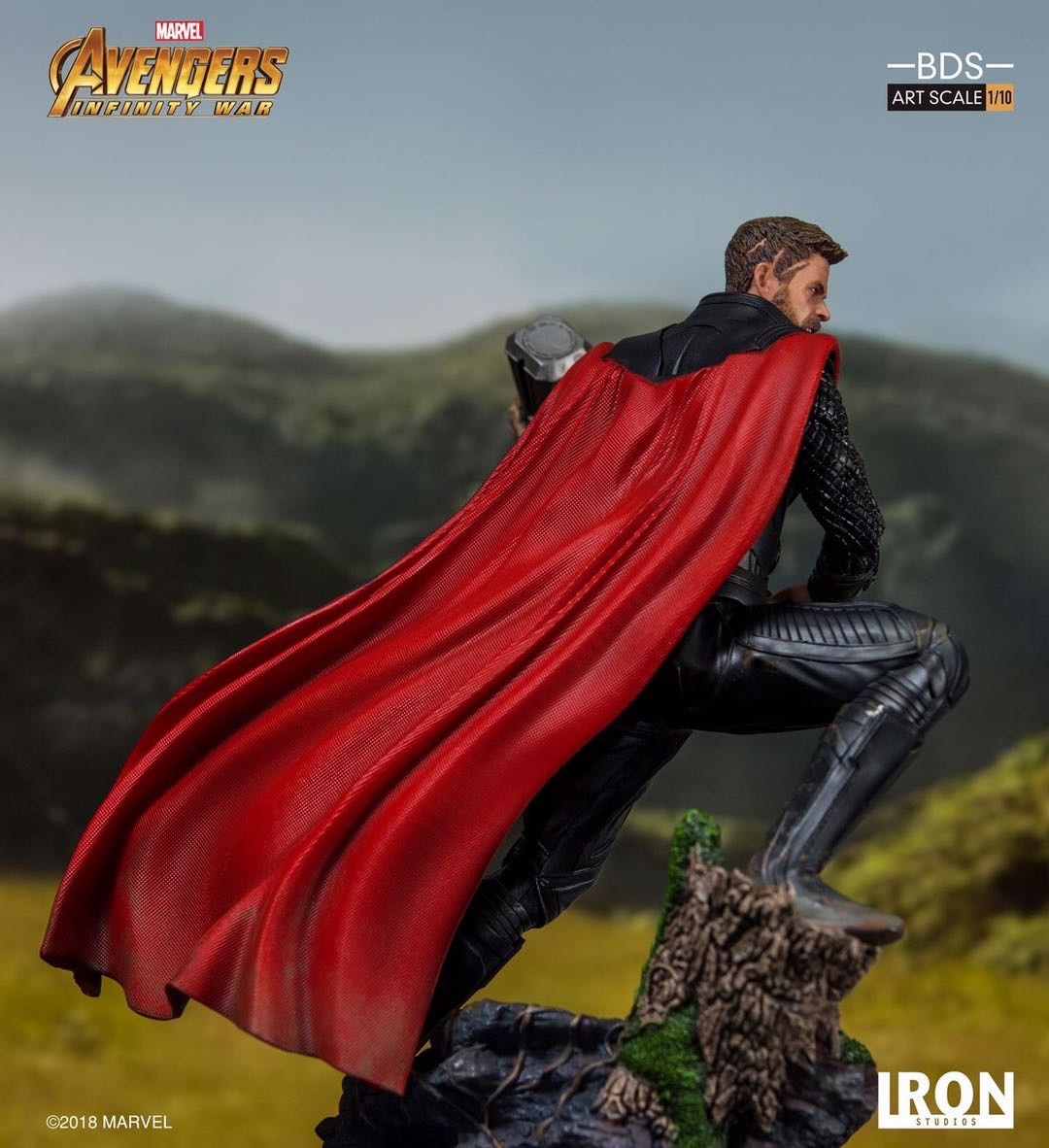 零元拍：Iron Studios ：1/10《复联3-无限战争》- 雷神 托尔THOR 雕像