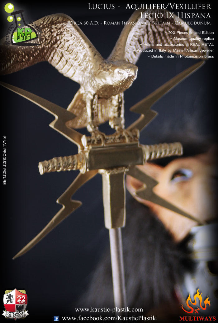 零元拍： Kaustic Plastik 1/6 古罗马系列 Lucius Duccius Rufinus - Aquilifer - Legio IX Hispana 