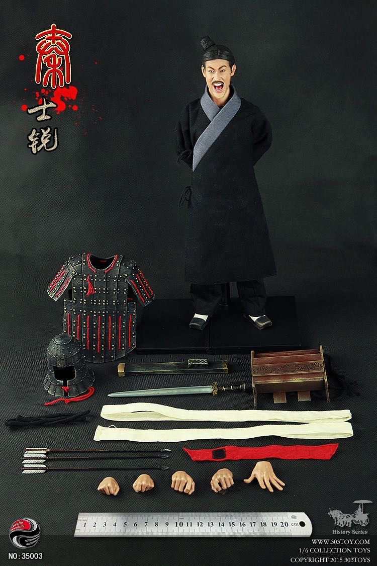 零元拍：303TOYS 1/6 NO:35003 秦士锐(中华秦朝将士)全新无拆。
