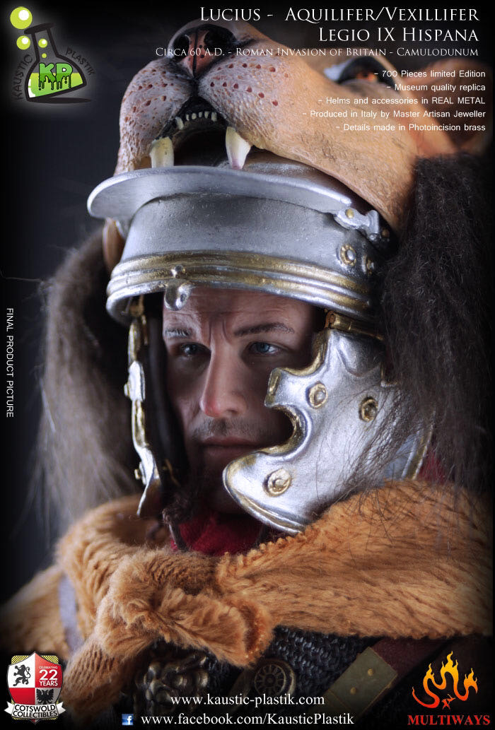 零元拍： Kaustic Plastik 1/6 古罗马系列 Lucius Duccius Rufinus - Aquilifer - Legio IX Hispana 