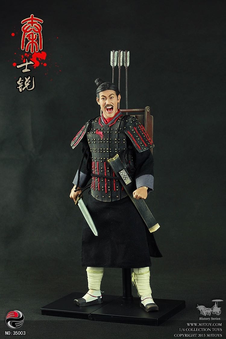 零元拍：303TOYS 1/6 NO:35003 秦士锐(中华秦朝将士)全新无拆。