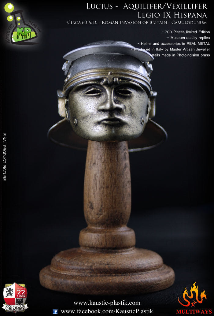 零元拍： Kaustic Plastik 1/6 古罗马系列 Lucius Duccius Rufinus - Aquilifer - Legio IX Hispana 